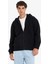 Boxy Fit Kapüşonlu Fermuarlı Polar Sweatshirt 9