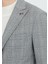Gri Kareli Zeroweight Slim Fit Yün Karışımlı Takım Elbise 5