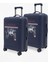 Polipropilen Kırılmaz 2'li Valiz Seti Büyük ve Orta Boy Lacivert 24053 1