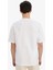 %100 Pamuk Relax Fit Bisiklet Yaka Kısa Kollu Basic Düz Beyaz Tişört D3673AX25SM 12