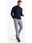 Yılbaşı Slim Fit Dar Kesim Balıkçı Yaka Basic Düz Triko Kazak R1127AZ25WN 13