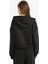 Cropped Fit Kapüşonlu Kalın Fermuarlı Sweatshirt Z7069AZ25WN 17