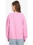 Oversize Geniş Kalıp Bisiklet Yaka Basic Düz Sweatshirt A4177AX25WN 9