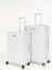 Büyük ve Orta Boy 2'li Set %100 Polipropilen Valiz Beyaz 04PC7090 1