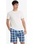 Regular Fit Kareli Cepli Şort Pijama Altı E7190AX25HS 15