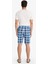 Regular Fit Kareli Cepli Şort Pijama Altı E7190AX25HS 17