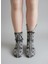 Çorap Patik Desenli Kalın Kışlık 3'lü Ekonomik Paket Unisex Beyaz - Gri - Kahve 2