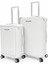 Orta ve Kabin Boy 2'li Set %100 Polipropilen Valiz Beyaz 04PC7090 1