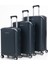 3'lü Set %100 Polipropilen Valiz Lacivert 04PC7090 1