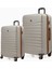 2'li Valiz Seti Büyük Boy - Kabin Boy Vizon-Taba 1168 1