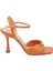 Turuncu Hakiki Deri Kadın Stiletto - K24I1AY67184-T6S 11