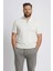 Regular Fit Dik Yaka Yarım Fermuarlı Modal Karışımlı Ağır Kumaş Kısa Kollu Tişört B6502AX25AU 15