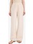 Keten Karışımlı Wide Leg Geniş Paça Flamlı Pantolon 13