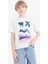 Erkek Çocuk Bisiklet Yaka Baskılı Kısa Kollu Tişört E7494A825SM 9