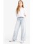 Kız Çocuk Straight Wide Jean Pantolon 15