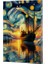 Van Gogh 2 - Gemi Çizgili Yan Boyamalı Defter 1