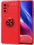 Xiaomi Redmi K40 Kılıf Mbvo Ravel Silikon Kapak-Kırmızı 1