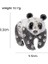 Black & Shine Panda Broş 5