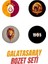 Galatasaray Rozet Seti 4'lü 2