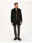 Erkek Siyah Slim Fit Palto 50314214-VR046 4