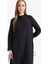 Regular Fit Basic Düz Yanları Bağcıklı Uzun Kollu Tesettür Gömlek Tunik 11