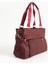 Büyük Boy Kadın Omuz ve Çapraz Çanta – Yumuşak Deri Dokulu, 3 Ana Bölmeli, Çok Cepli ve Günlük Kullanıma Uygun 5