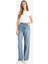 90's Wide Leg Yüksek Bel Uzun Jean Yıkamalı Pantolon 11
