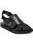 Siyah Hakiki Deri Erkek Sandalet - E24Y1SN56793-A23 15