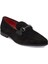 Siyah Hakiki Süet Deri Erkek Loafer - E24I1AY56787-A01 13