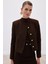 Kısa Tüvit Ceket - Kahve 7
