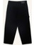 %100 Pamuk Skater Fit Geniş Kalıp Yüksek Bel Geniş Paça Siyah Jean Pantolon F3926AX25SM 11