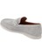 Gri Hakiki Süet Deri Erkek Loafer - E24I1AY56788-K56 12