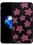 iPhone 7 Plus Kılıf Simli Desenli Kamera Korumalı Parlak Mbvo Popy Kapak-Çiçek 1