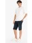 Slim Fit Dar Kesim Jean Bermuda Şort F4221AX25SM 8