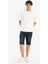 Slim Fit Dar Kesim Jean Bermuda Şort F4221AX25SM 10