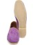 Mor Hakiki Süet Deri Kadın Babet - K24I1AY67347-F48 13