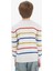 Erkek Çocuk Çizgili Bisiklet Yaka Triko Kazak 14
