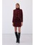 Kısa Tüvit Ceket - Bordo 2