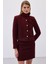 Kısa Tüvit Ceket - Bordo 6