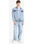 Oversize Geniş Kalıp Düğmeli Denim Ceket F4737AX25AU 12