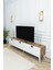 Country Model 150 cm TV Ünitesi - MDF Membran Kapak Modern TV Sehpası | Çam Renk Televizyon Konsolu 2