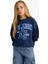Kız Çocuk Relax Fit Bisiklet Yaka Baskılı Sweatshirt E8894A825AU 10