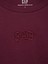 Kadın Bordo Arch Gap Logo T-Shirt 2