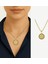 Kadın Çelik Kolye - Beşi Bir Yerde Reşat Altını Tasarım - Burma Zincirli - Altın Renk 2