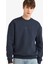 Boxy Fit Bisiklet Yaka İçi Yumuşak Tüylü Baskılı Sweatshirt X8282AZ25AU 9