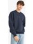Boxy Fit Bisiklet Yaka İçi Yumuşak Tüylü Baskılı Sweatshirt X8282AZ25AU 12