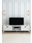 Country Model 150 cm TV Ünitesi – MDF Kapak, Raflı Modern TV Sehpası | Beyaz Renk Televizyon Konsolu 1