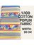 %100 Pamuk Poplin Kumaş 90 cm Eninde Dikiş ve Hobi Kumaşı 1