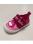Kız Bebek Keten,hafif ,yumuşak ve Kaymaz Taban Panduf Ev Kreş Ayakkabısı 4