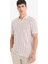 Regular Fit Polo Yaka Çizgili Kısa Kollu Tişört F1858AX25AU 13